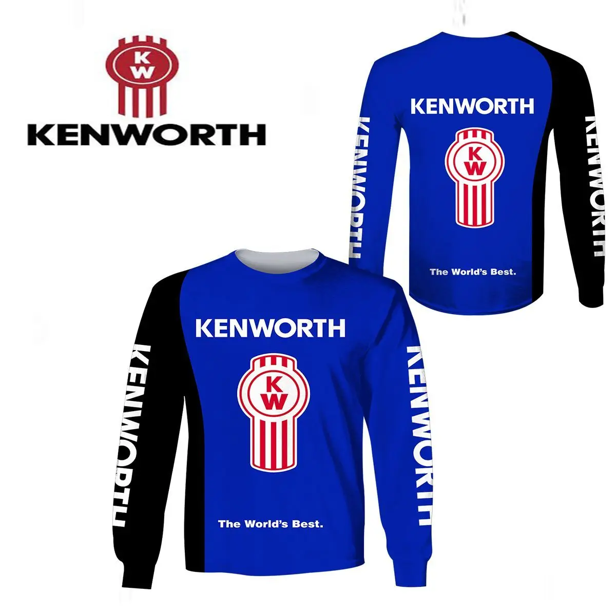 

Kenworth Anime T Shirt For Men Women 3D Printing Sweatshirt Unisex Clothing Casual T-shirts Top Quick Drying O Neck Long Sleeve