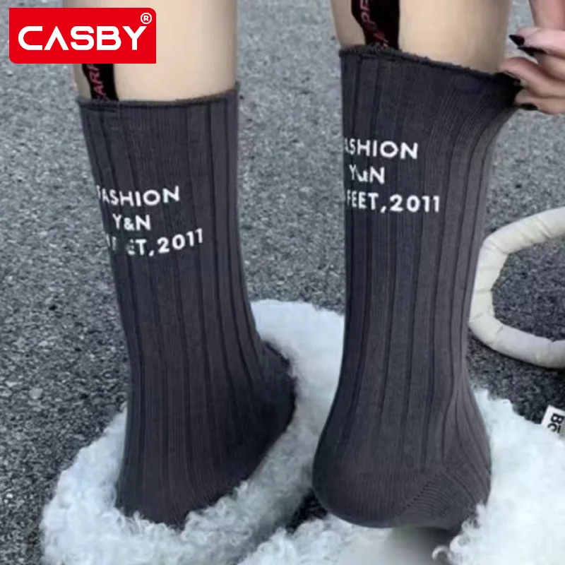 

2 пары, Женские винтажные носки в японском стиле