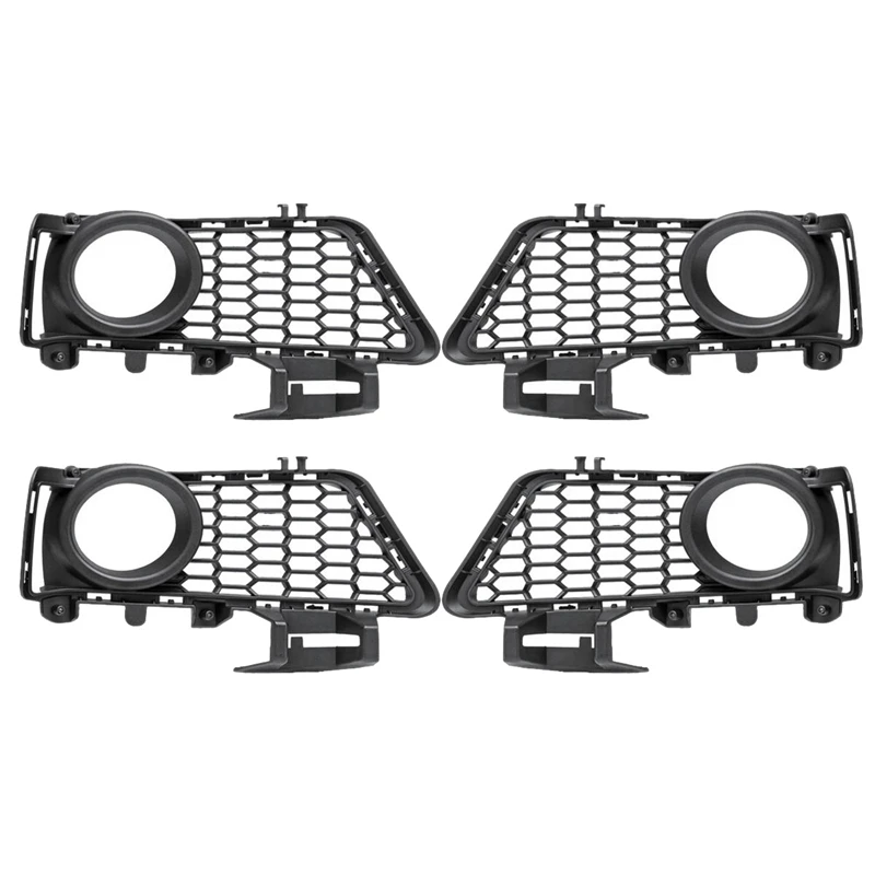 

4X Car Front Bumper Fog Light Grille For-BMW 3 Series F30 F31 LCI M-Sport 2011+