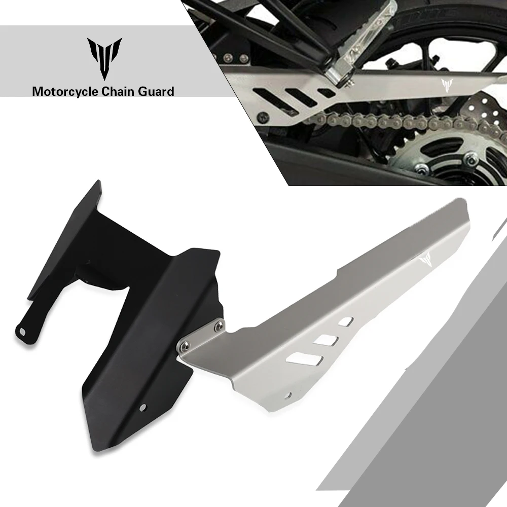 

For Yamaha MT-07 FZ07 MT07 Tracer 2016-2021 2020 2019 Rear Wheel Tire Hugger Fender Mudguard with Chain Guard Cover Protector