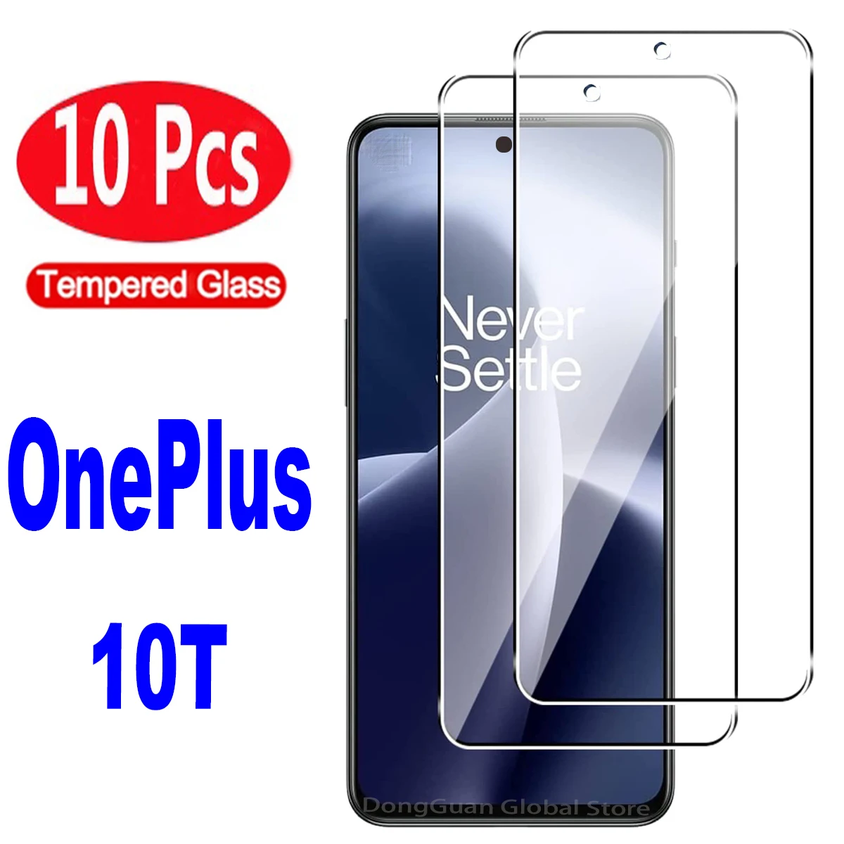 

10Pcs Tempered Glass For OnePlus 10T 7 8 9 Nord CE 2 CE2 CE3 Lite 5G ACE Pro N20 SE Screen Protector Glass Film