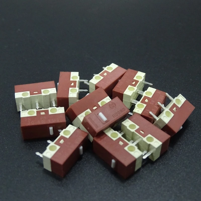 Микропереключатель для мыши оригинальный HUANO белая точка 5 м микропереключатель 8