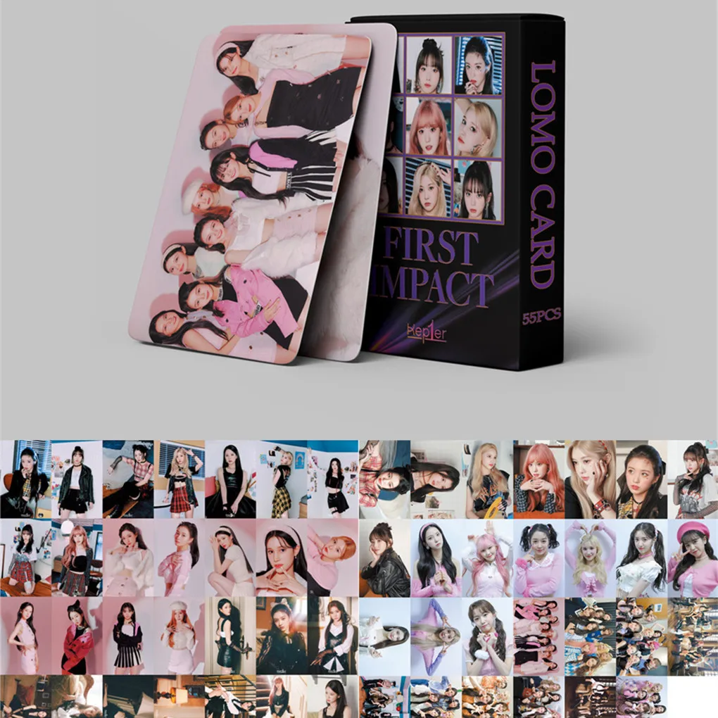 

Kpop Kep1er Album FIRST IMPACT Lomo Card Photocards Postcard