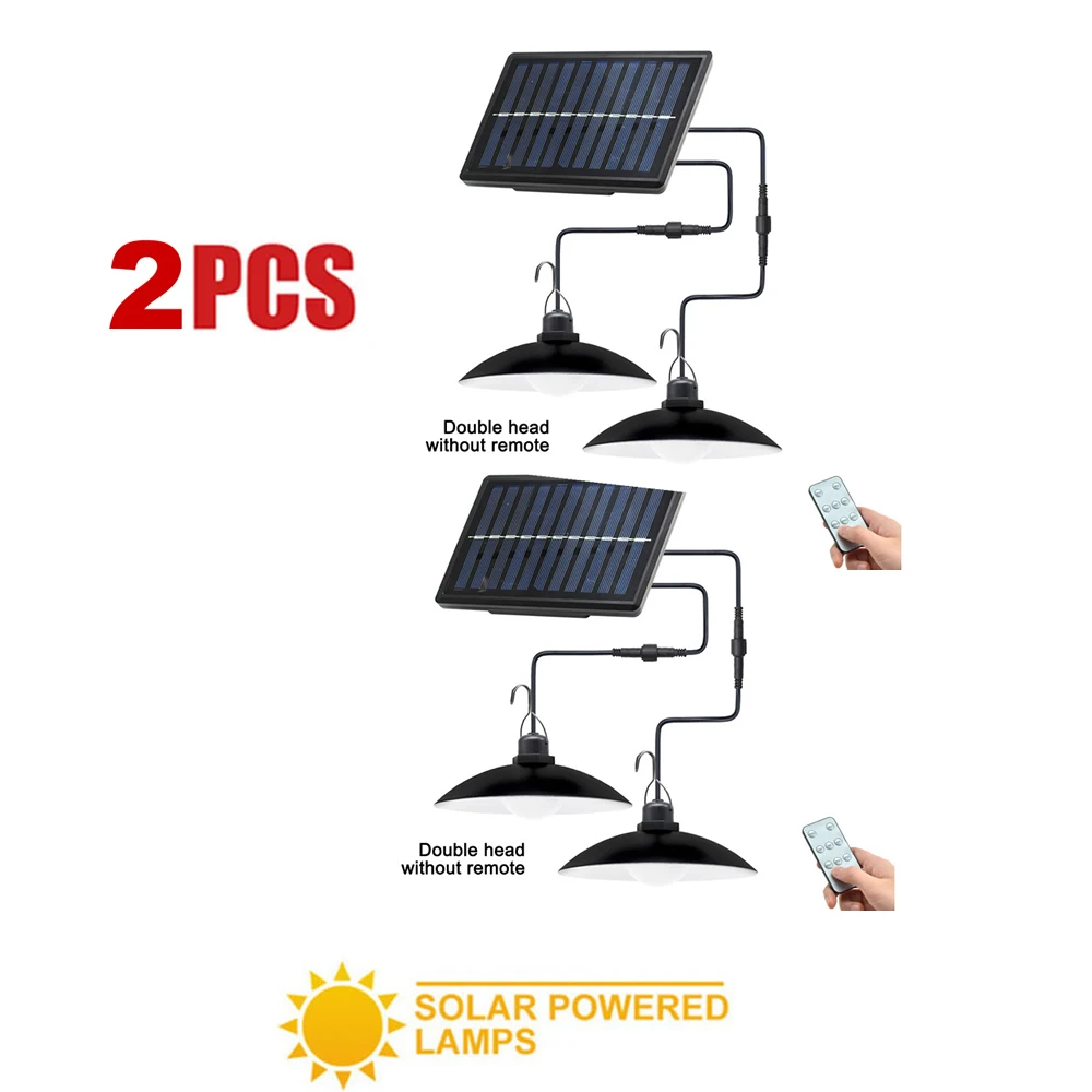 

Retro Lampshade Solar Pendant Chandelier solar High Luz Waterproof Outdoor Garden Light Sunlight Light For Grassland Landscape L