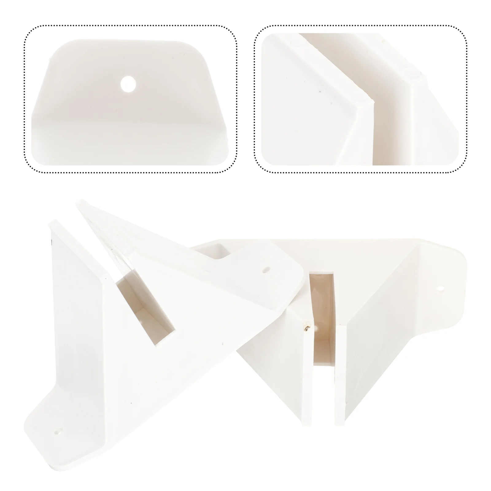 

2 Pcs Partition Support Brackets Fence Screen Screen Floor Protection Thickened Divider Stand Folding Bracket