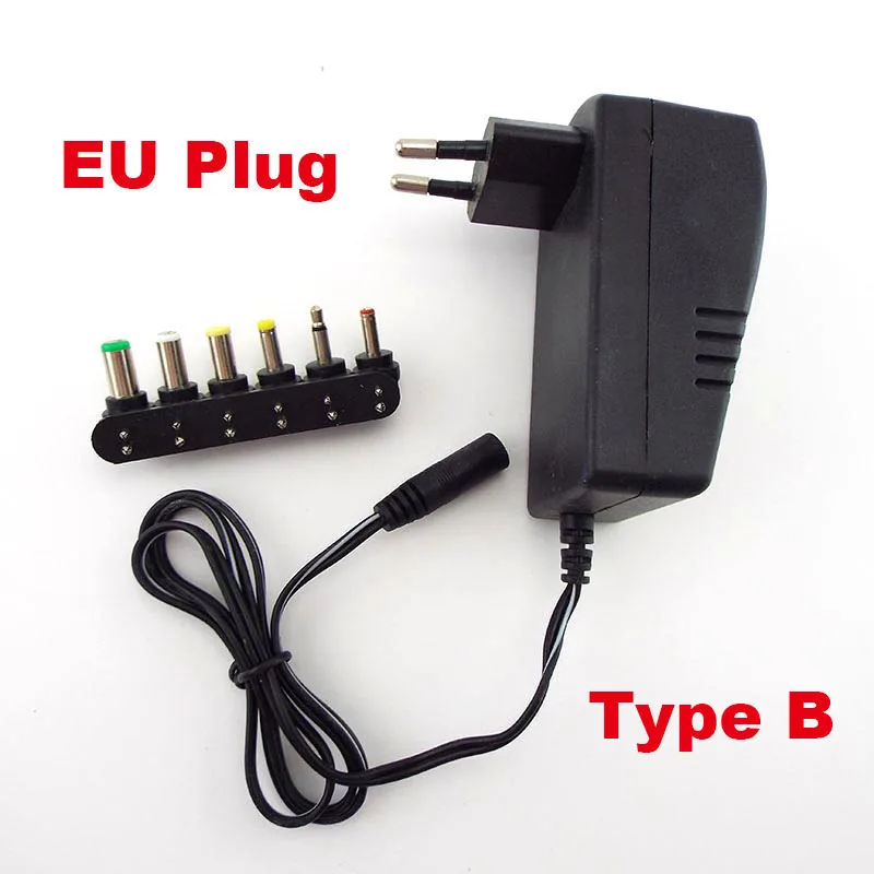 Адаптер переменного/постоянного тока 3 В 4 5 6 7 9 12 Регулируемые адаптеры питания