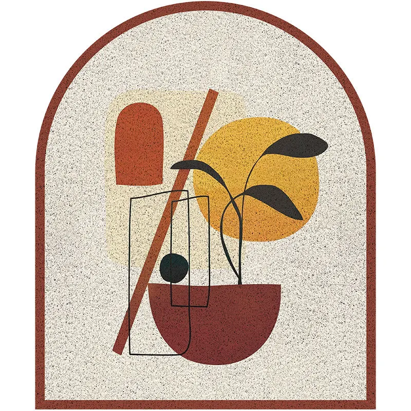 

AWECOZEZQ Антибактериальный водонепроницаемый ПВХ коврик для дома