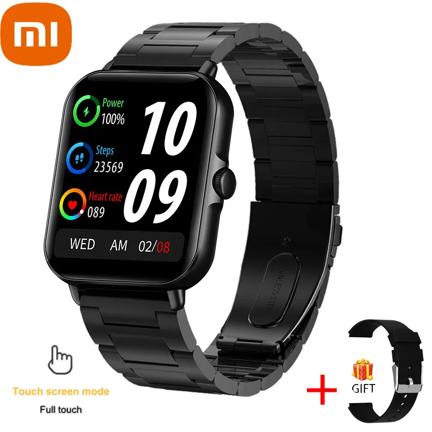 

xiaomi New Smart Watch Men 1.69 Inch Sreen Real-time Heart Rate Monitoring Bluetooth Call GTS 3 Women Smartwatch For Huawei