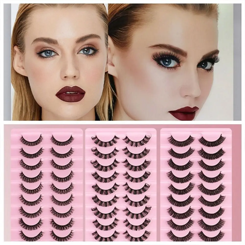 

Long Crisscross Handmade Fluffy Multilayers Russian False Eyelashes Eye Lash Extension Shiny eyelashes Faux Mink Hair