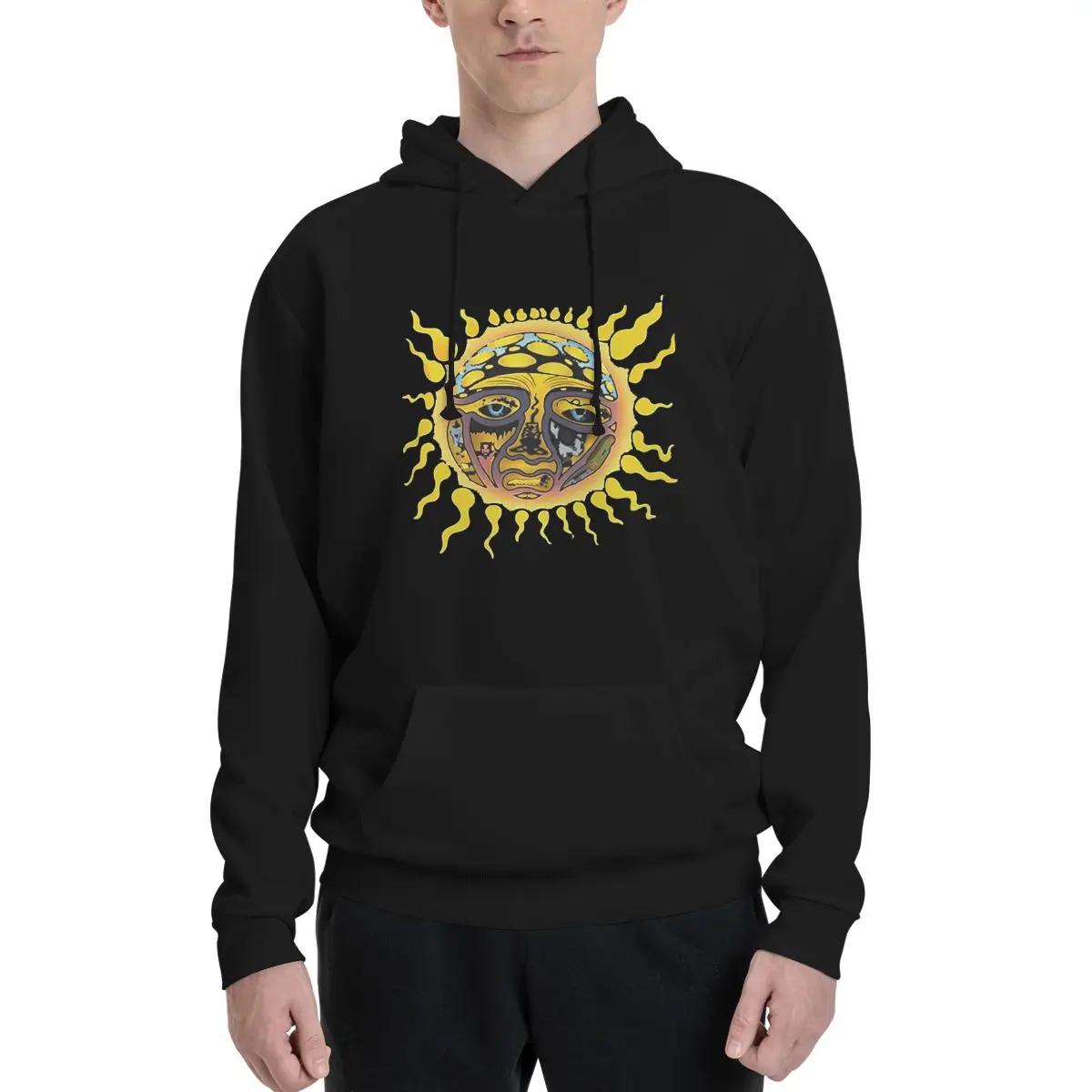 

Sublime Band New Sun Concert Album 3 Couples Plus Velvet Hooded Sweater Creative High grade Leisure Kawaii Hooded rope Hoodie