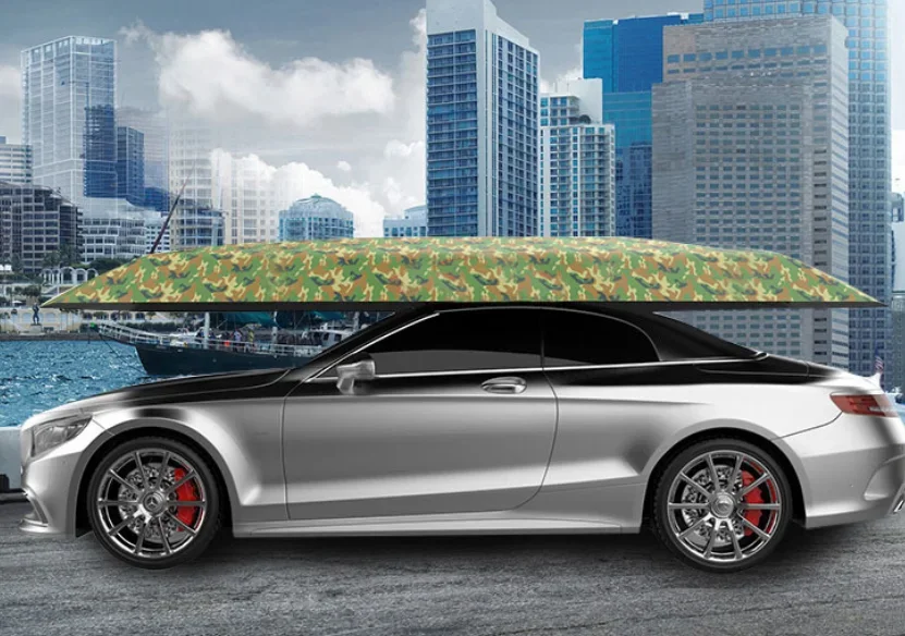 Автоматический полуавтоматический автомобильный солнцезащитный козырек умный