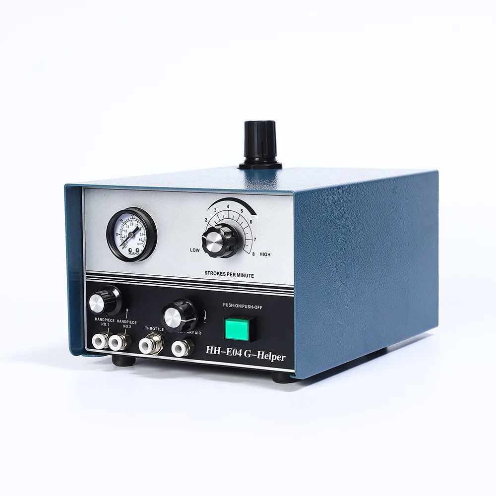 HH-E04 Пневматический гравировальный станок двусторонний гравер макс. ювелирный с 2