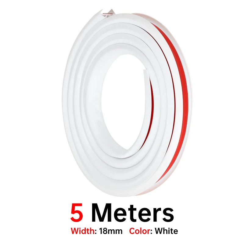 

5M Furniture Edge Strip Self Adhesive PVC Edge Banding Strip Sealing Tape U-Shaped Strip For Furniture Cabinet Desk Edge Guard