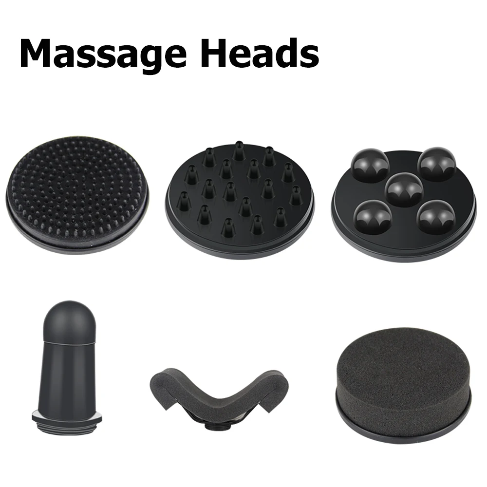 Total 6 Vibration Massage Heads Slimming and Fat Loss Equipment The Accessories Head For G5 Vibration Massage Relaxation Machine