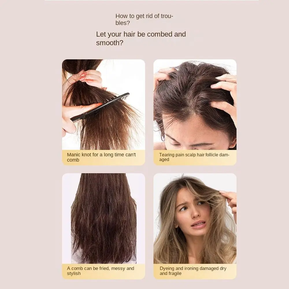 Профессиональный массажер для головы расческа с подушкой безопасности