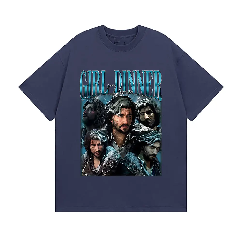 Футболки с рисунком в стиле ретро для девочек, одежда для косплея Clair Obscur Expedition 33, мужские футболки из 100% хлопка с короткими рукавами (art.: 3920d134db00a) - 3920d134db00a