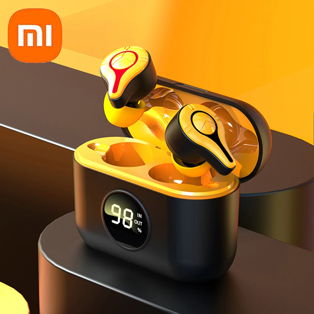 Беспроводные Bluetooth наушники Xiaomi Mijia TWS BT5.0 мини сенсорные спортивные цифровой