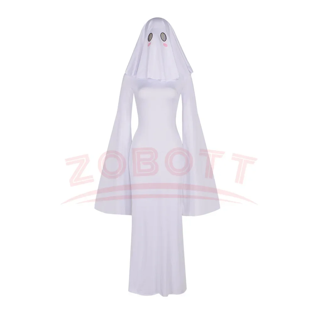 Женский костюм монахини-призрака для косплея накидка страха лица наряды на
