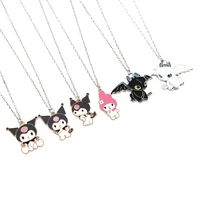 fashion sanrio kuromi my melody women necklace cartoon cute sweet color choker chain necklaces jewelry girl best friend gift