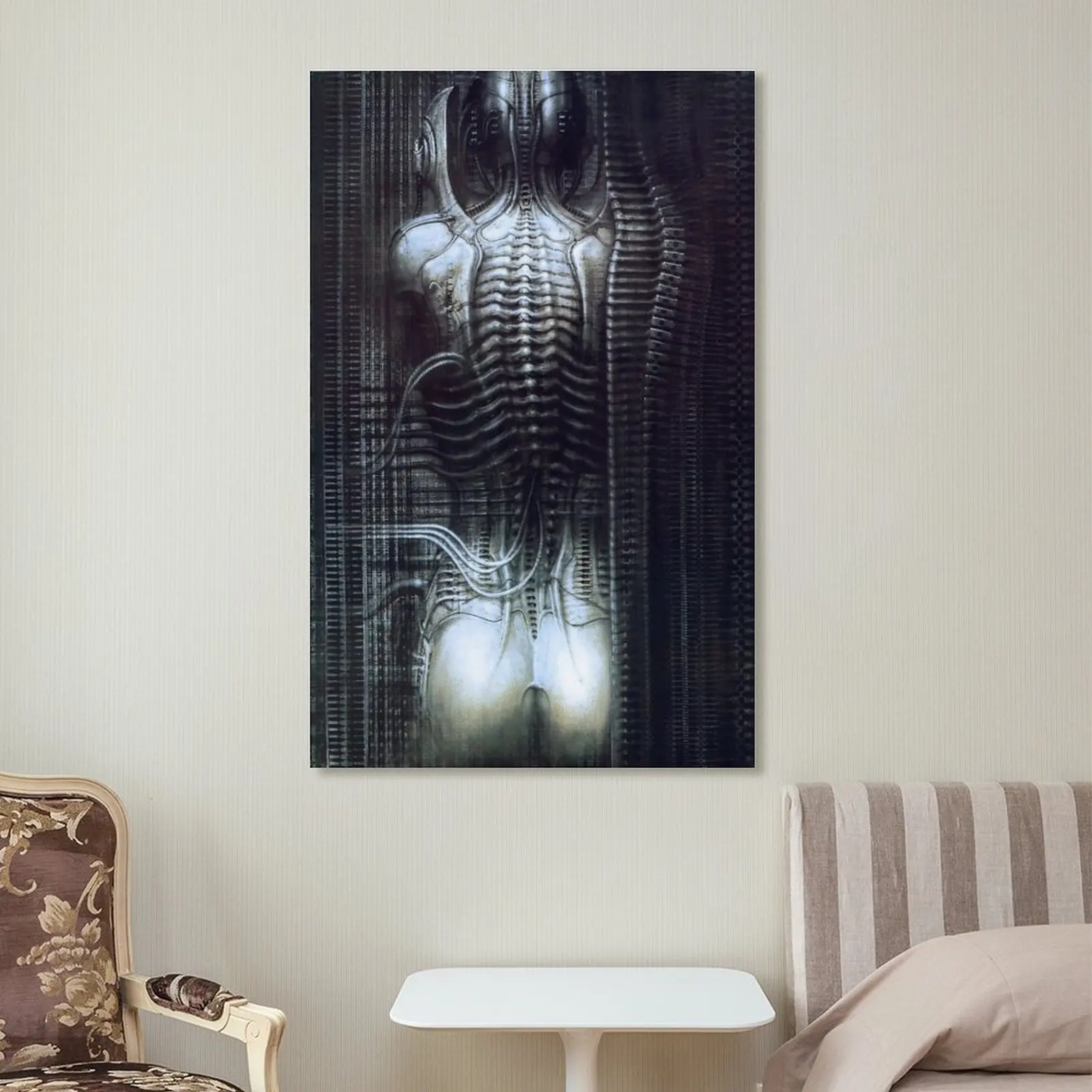 

HR Giger Alien Xenomorph, Постер Вселенной, холст, украшение на стену, принты для гостиной, дома