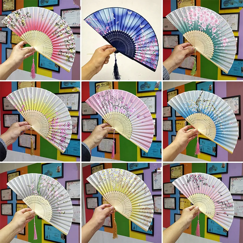 

1 шт., Портативный Ручной Веер в китайском стиле