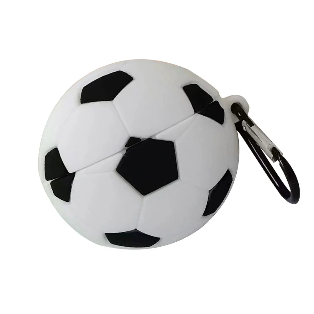 

Headphone Case Wireless Earbud Cover Wireless Headphone Cover Football Shape Headphone Holder for Adults