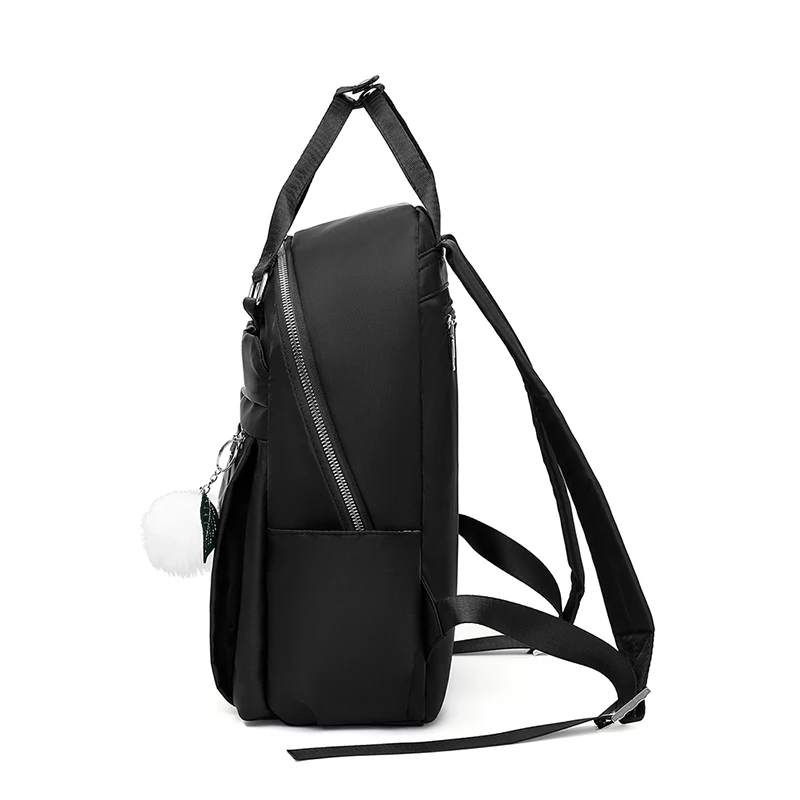 Fashion Black Feminina Backpack for Women Large Capacity Oxford Travel Bag Teenager School Bookbags Casual Anti-theft Rucksack