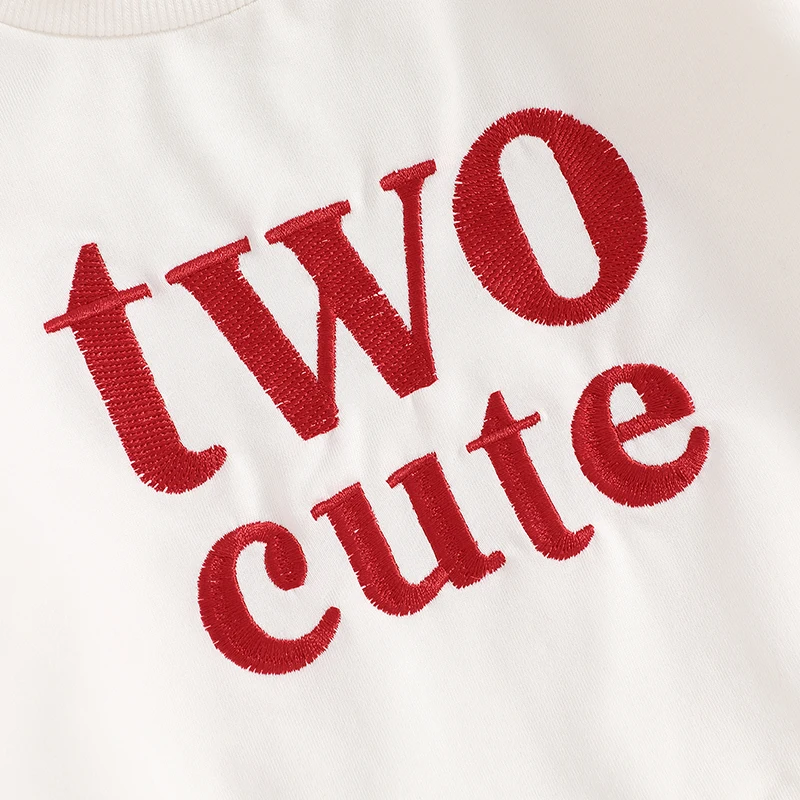 Комплект из 3 предметов для маленьких девочек свитшот с длинными рукавами и