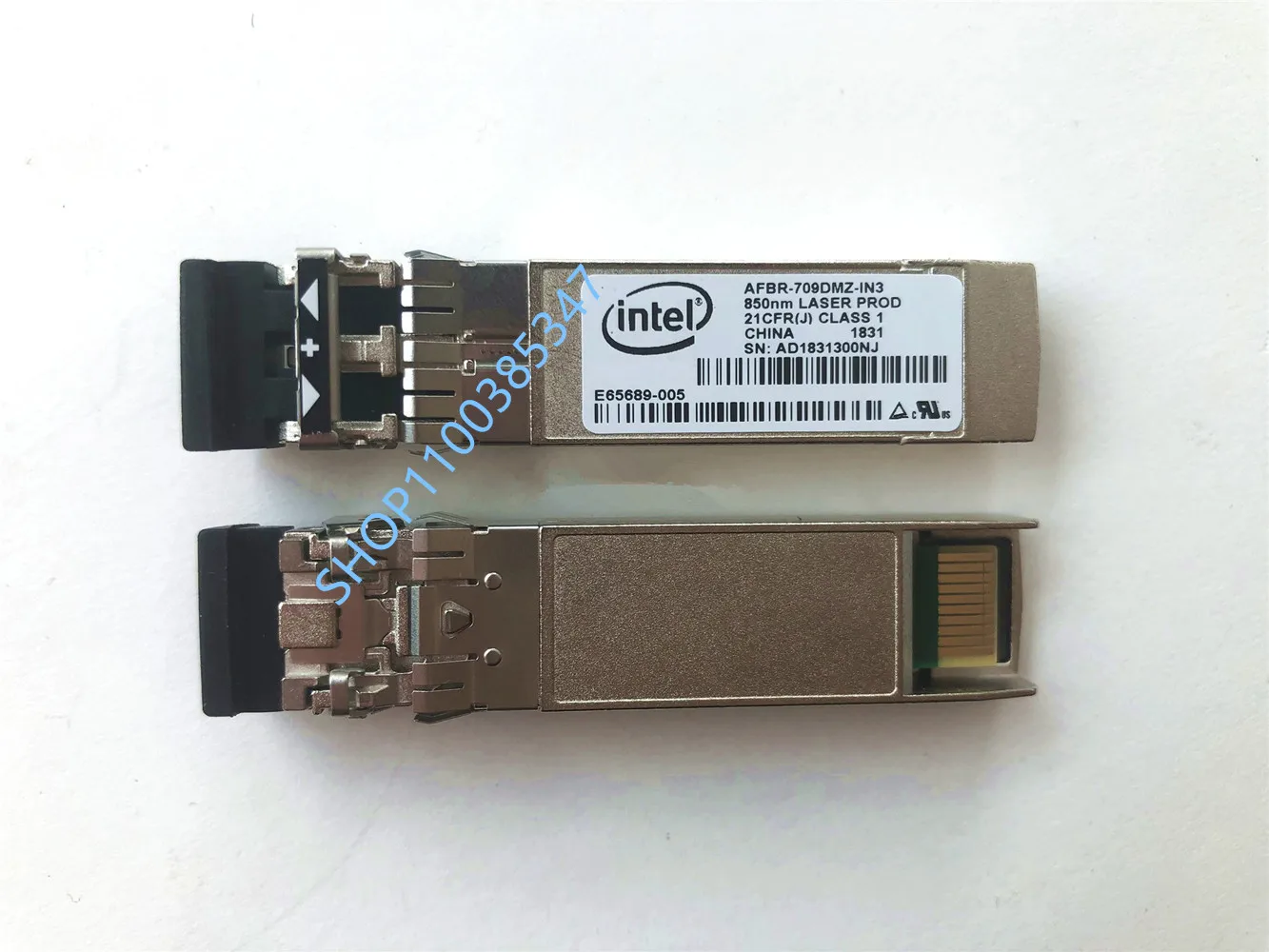 Intel sfp 10g/AFBR-709DMZ-IN3/E65689-005/E10GSFPSR/850NM X520 X710 network card Module/10gb Fiber optic/fiber port switches