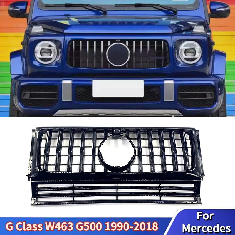 Передний входной решетчатый бампер для Mercedes Benz G Class W463 G500 G550 G63 G65 G55 AMG 1990-2018 GT R