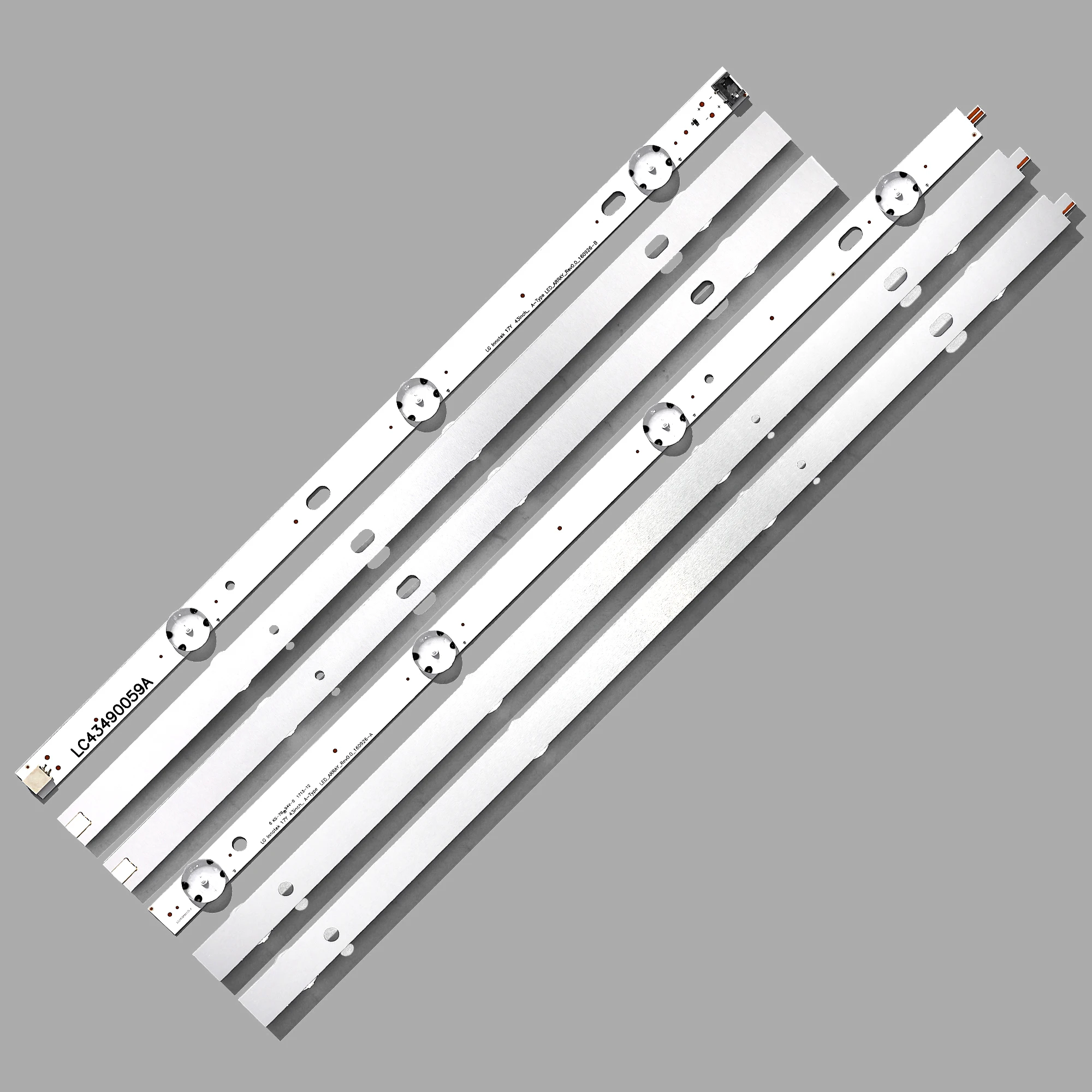 

Led backlight strip 7 lamp for LIG Innotek 17Y 43inch_ A-Type LC43490059A 43UJ634V 43UJ630 43UJ630-ZA 43UJ6309 HC430DGG-SLTL13