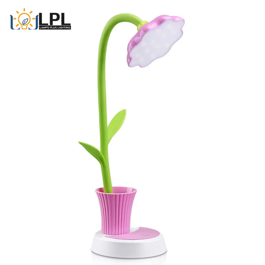 

LED Charging Table Lamp Support Eye Protection Small Desk Folding for Reading,Study and Office, Adjustable Brightness