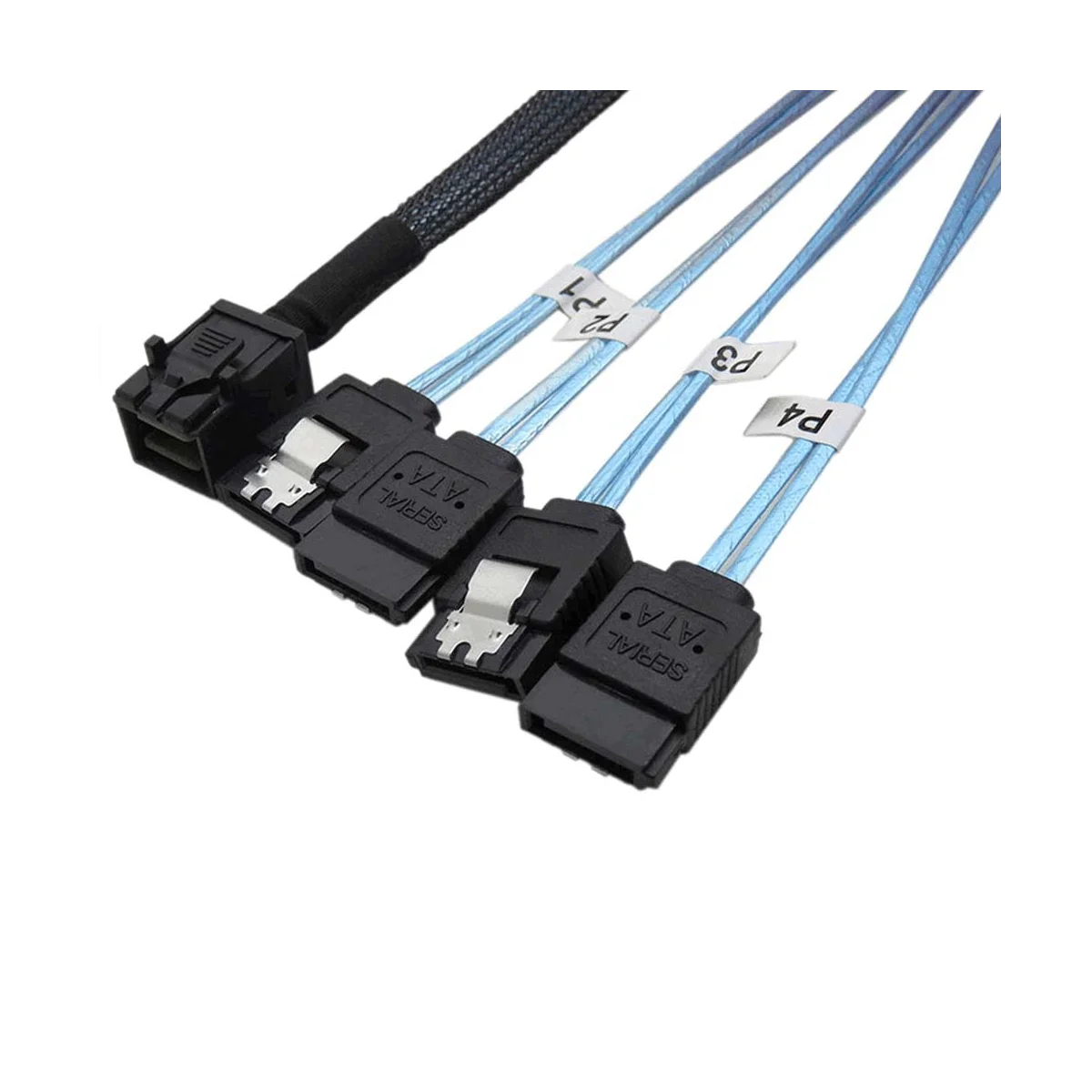 

Mini SAS HD36P SFF-8643 to 4XSATA 7P Data Cable Server Transmission Cable Mini SAS Adapter Cable