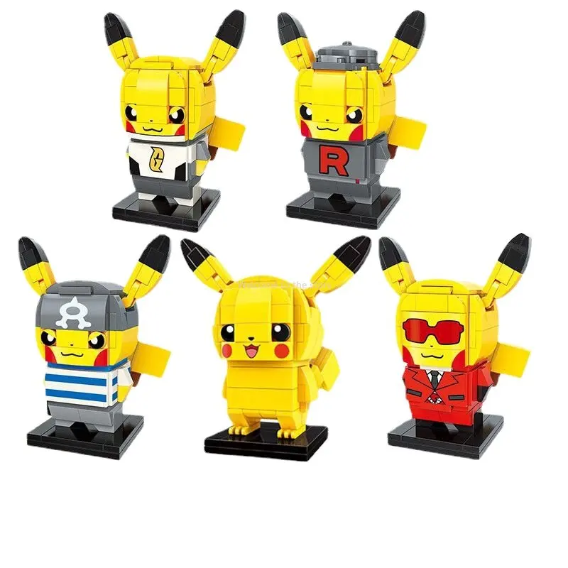 

Фигурки аниме Keeppley Pikachu, игрушки для мальчиков, Покемоны, Лего, строительные хобби, игрушки lego, друзья, строительные блоки
