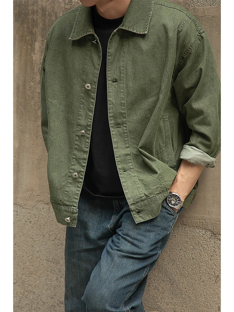 Джинсовая куртка Blade Cargo Amekaji Yeast Mill американская винтажная свободная верхняя