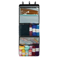 knitting bag for home yarn storage organizer tote bag holder case for knitting needles crochet hooks yarn storage pocket for