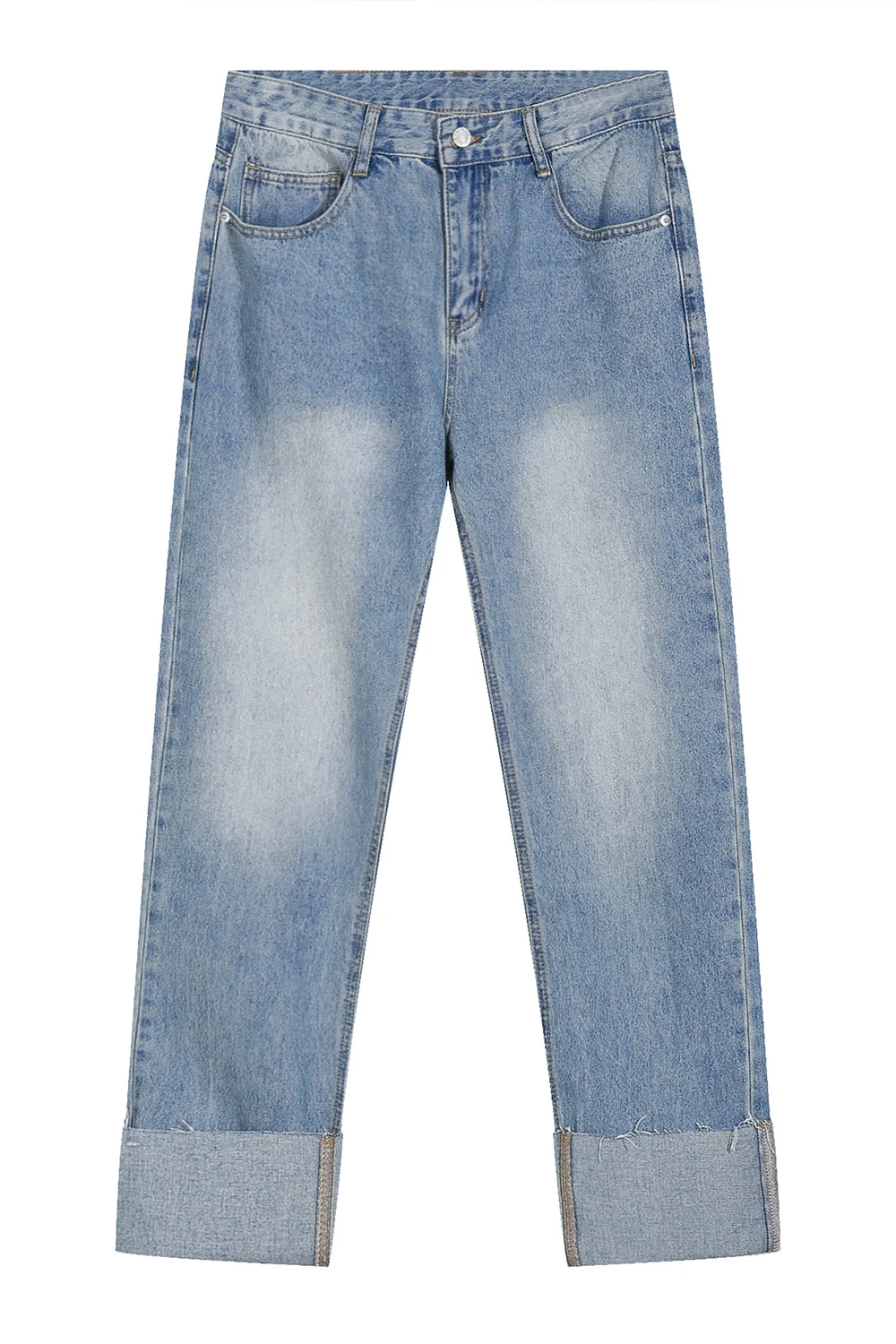 Four Seasons Men's Jeans Personalized Flange Design Mid Waist Men's Jeans Y2k Pants Fashion Streetwear Mens Designer Jeans JEANS