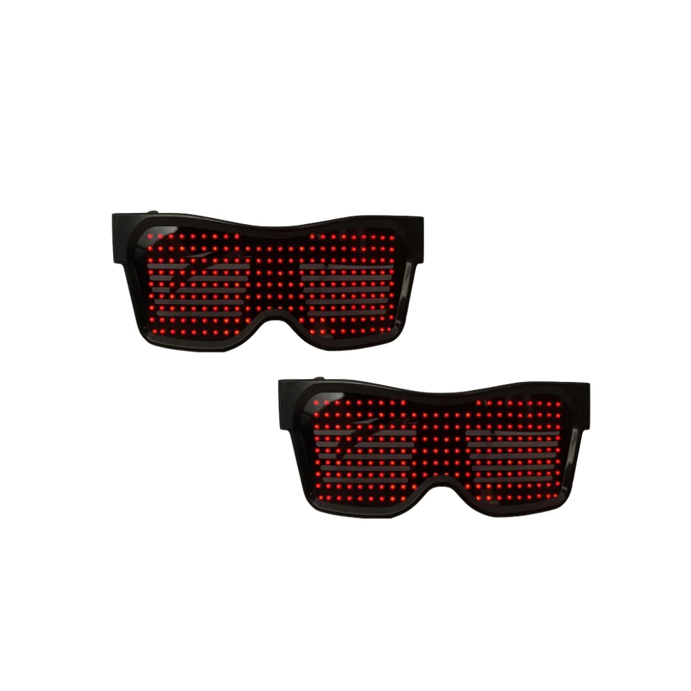 

1 PC LED Glasses Luminous Flashing Glasses Light-emitting Sunglasses for Festival Bar KTV