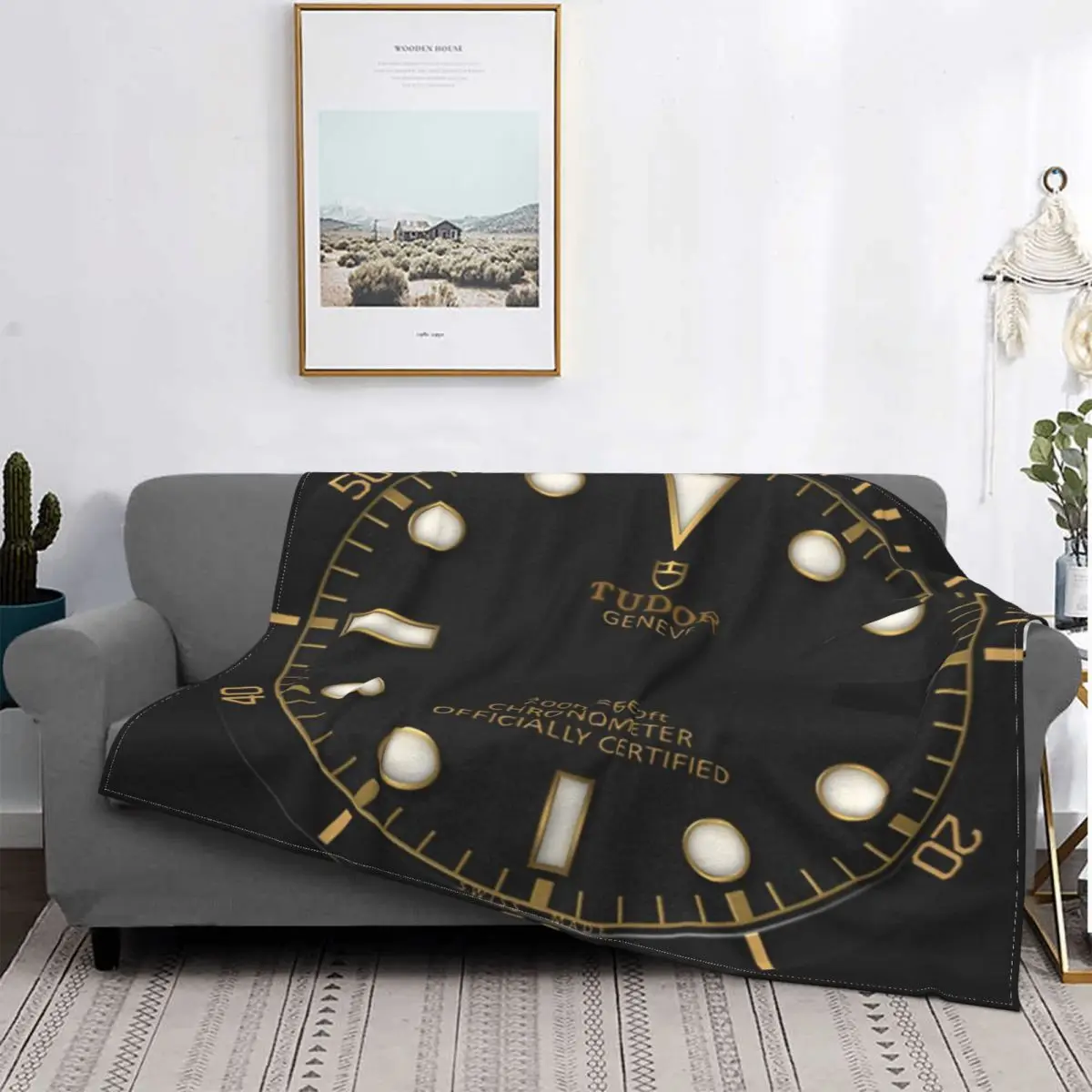 

TDR-manta a cuadros para cama, ocutor de cama de 50 y Eight pulgadas, color negro, double Manta