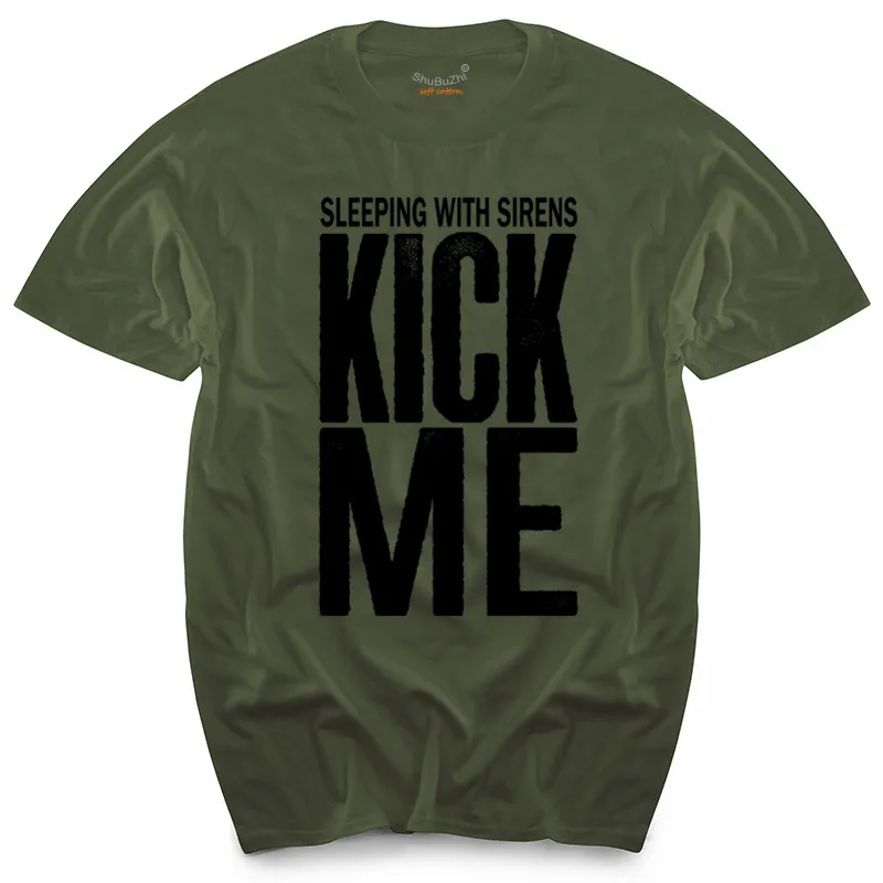 Футболка мужская с надписью Сон сиренями хлопковая тенниска Kick Me SWS модная майка