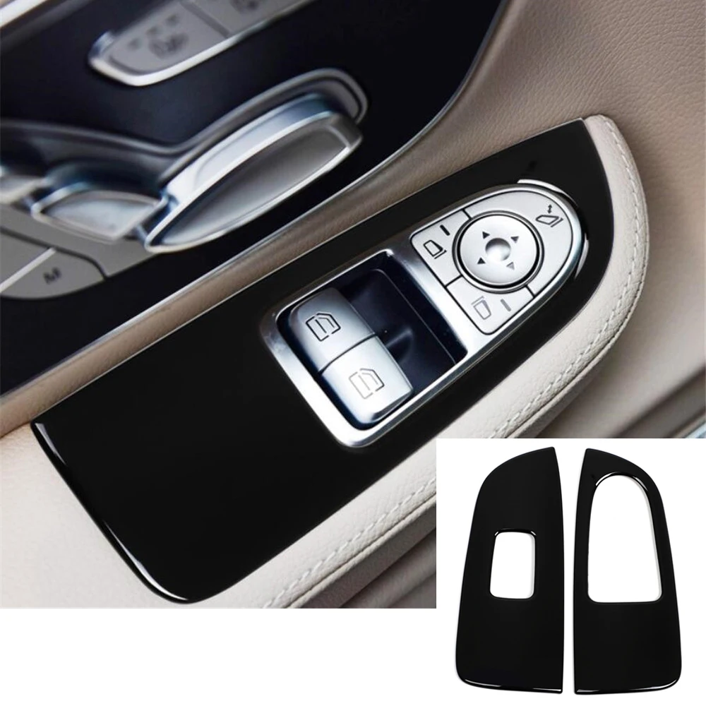 

ABS Window Lift Switch Button Panel Trim For Benz V Class 2015-2021 Interior Car Accessories