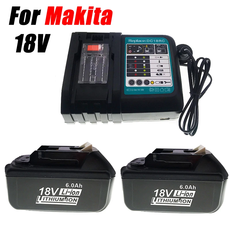 

Перезаряжаемая литий-ионная аккумуляторная батарея для Makita 18 в BL1850 BL1830 BL1860 BL1840 LXT400