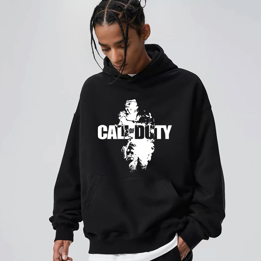 Мужские повседневные пуловеры с рисунком надписи Call of Duty Warzone Мужская одежда