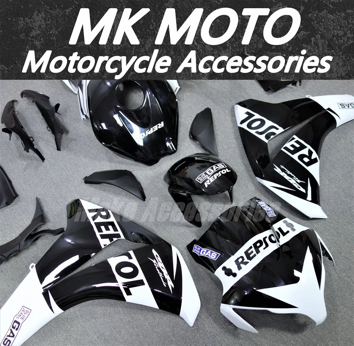 Комплект обтекателей для мотоцикла подходящий Cbr1000rr 2008 2009 2010 2011 комплект