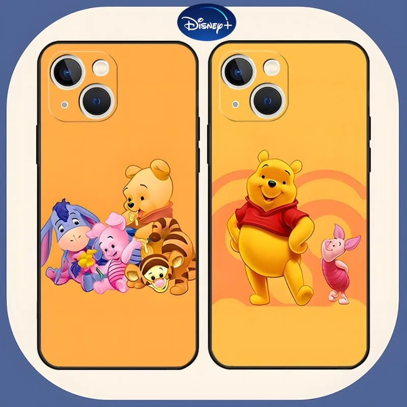 

Cute Winnie The Pooh Phone Case Funda For Iphone 12Pro 13 11 Pro Max Xr X Xs Mini Pro Max For 6 6s 7 8 Plus Design Shell