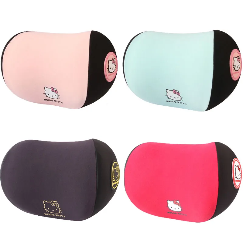 

Sanrio Hollokittys Car Interior Supplies Four Seasons Universal Cute Slow Rebound Printing Headrest Cartoon Anime Neck Pillow