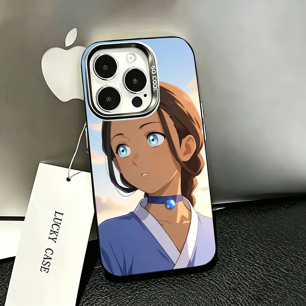 Фото Чехол для телефона Katara Avatar The Last Airbend для iPhone 17, 16, 15, 14, 13, 12, 11 Plus, Pro Max, XS, цветной серебристый чехол-накладка №5