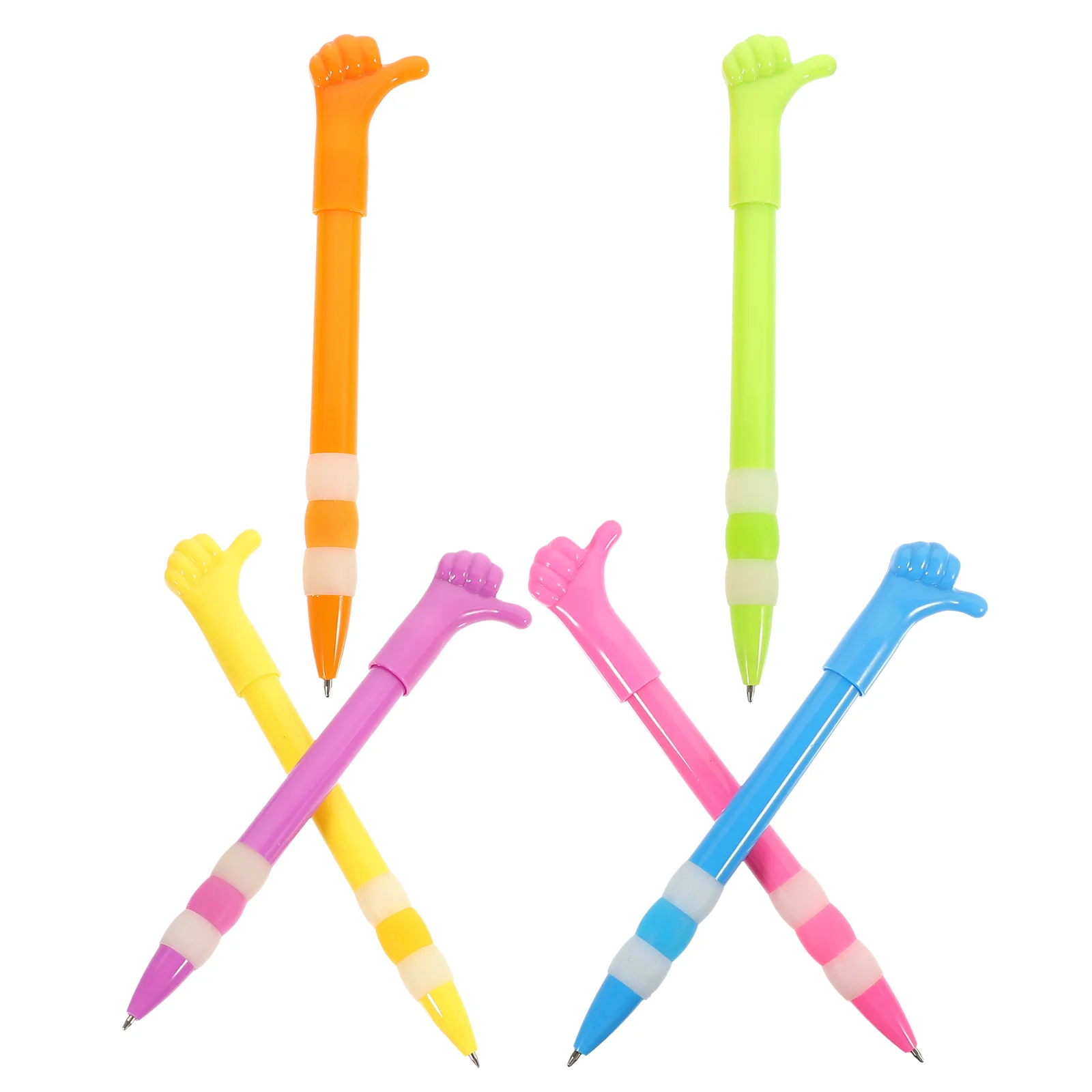 

6 Pcs Alien Thumbs Shaped Writing Pens Kids Convenient Ballpoint Cartoon Children Plastic Portable