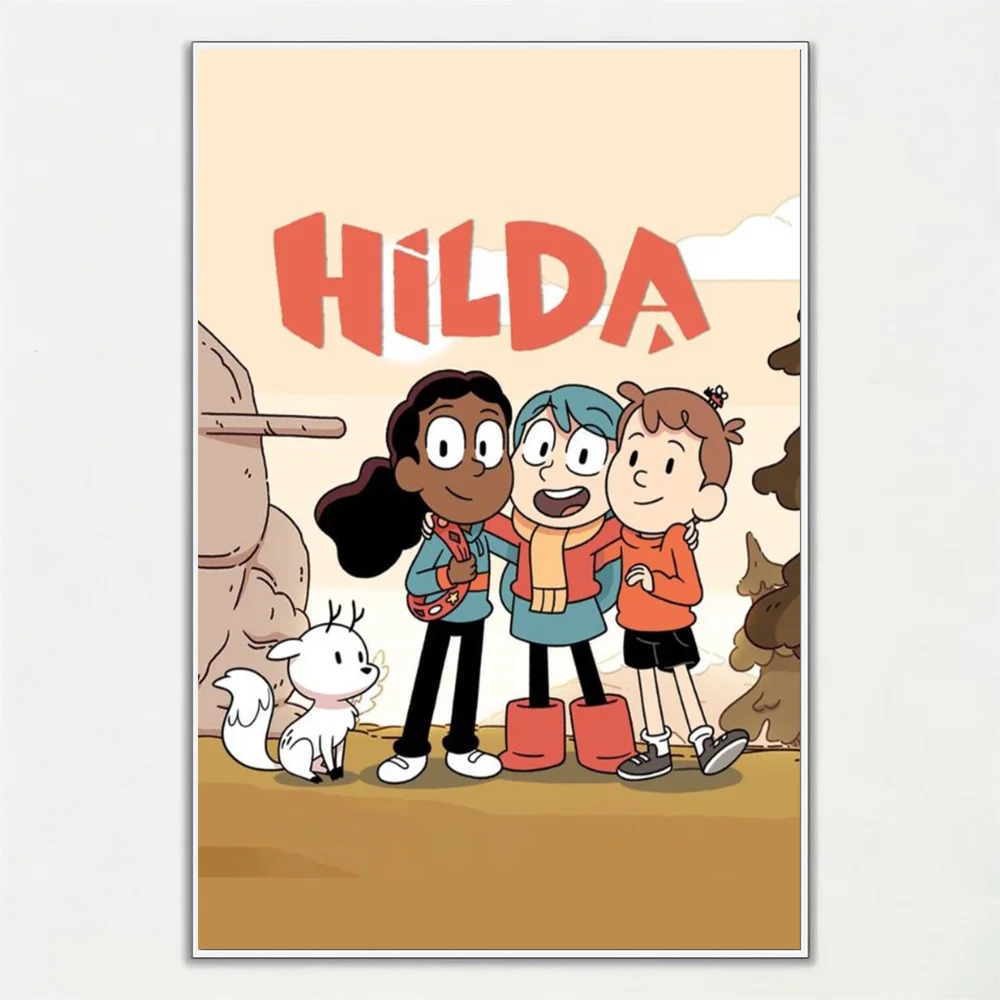 H-Hilda мультфильм девушка плакат настенное искусство домашний декор комнаты