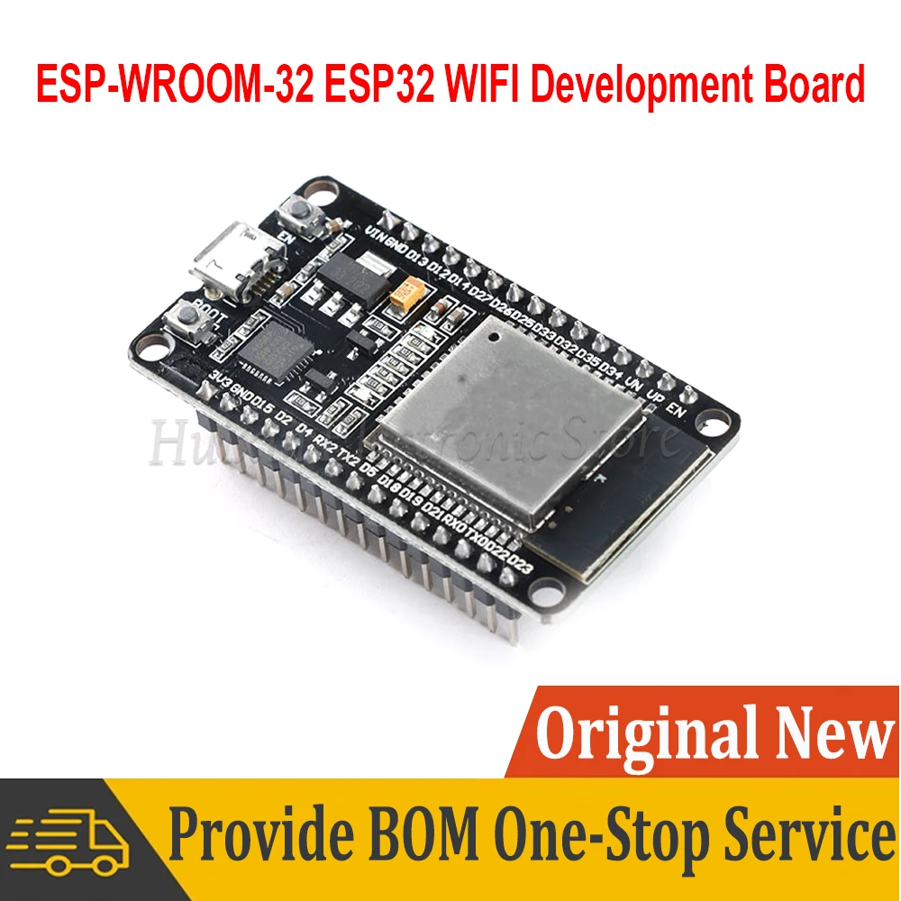 

ESP-32S ESP-WROOM-32 ESP32 WIFI Dual Core CPU Development Board 802.11b/g Wi Fi BT Module Ultra-Low Power Consumption